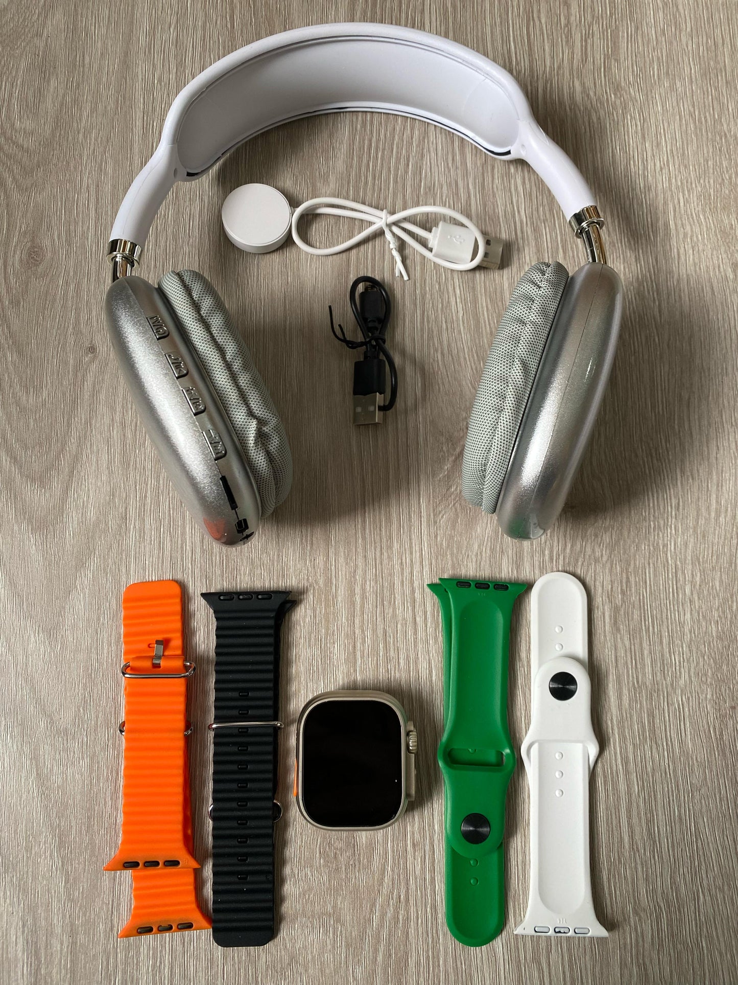 Combo Reloj Smartwatch Ultra 3 + Auriculares