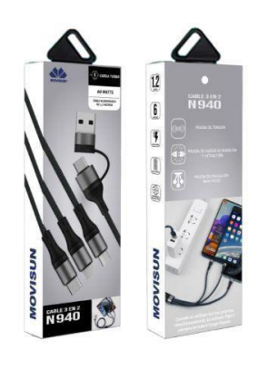 Cable Pulpo de 60W
