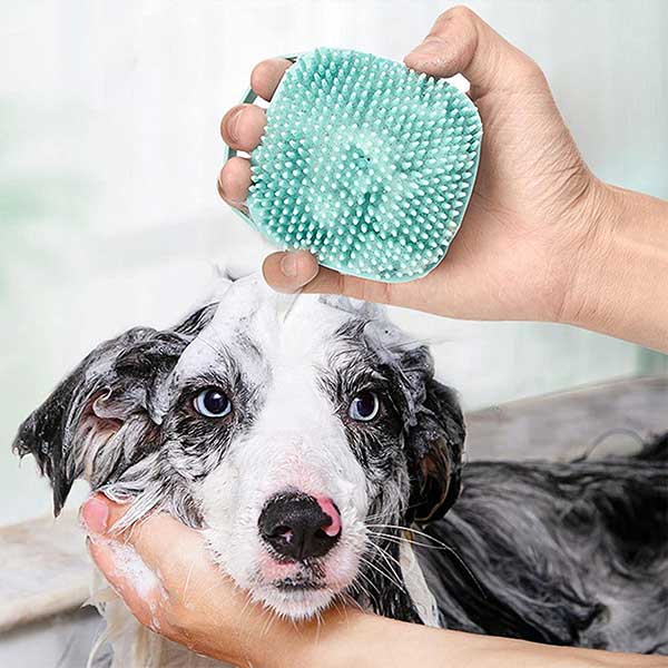 Cepillo de Baño con Jabón para Mascotas