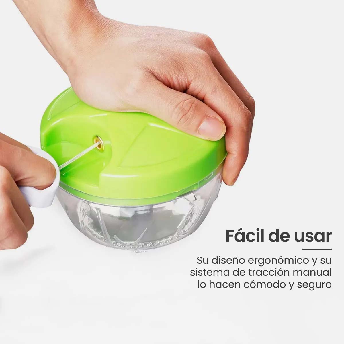 Picadora Manual Multiusos Con Cordon