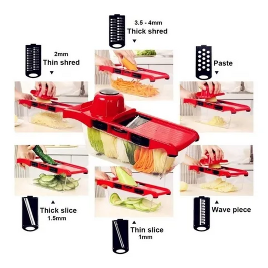 Cortador De Verduras 6 En 1